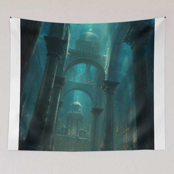 Item preview, Cathedral of the Drowned Light designed and sold by oanaunciuleanu.