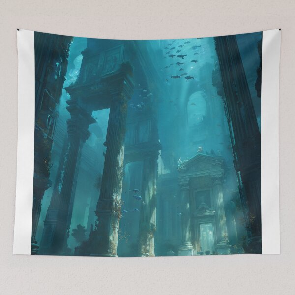 Item preview, Cathedral of the Drowned Light designed and sold by oanaunciuleanu.