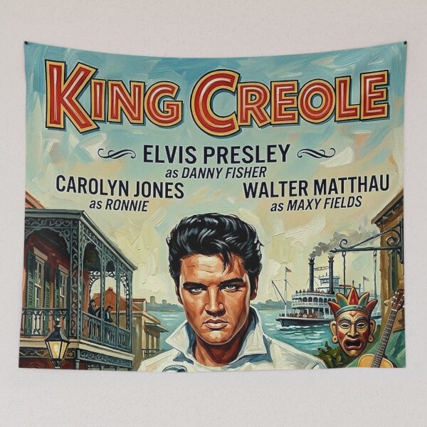 Item preview, Vintage Cinema Art: King Creole (1958) designed and sold by Art's Diner.