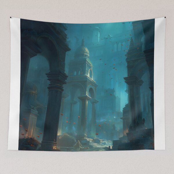 Item preview, Cathedral of the Drowned Light designed and sold by oanaunciuleanu.