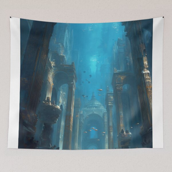 Item preview, Cathedral of the Drowned Light designed and sold by oanaunciuleanu.