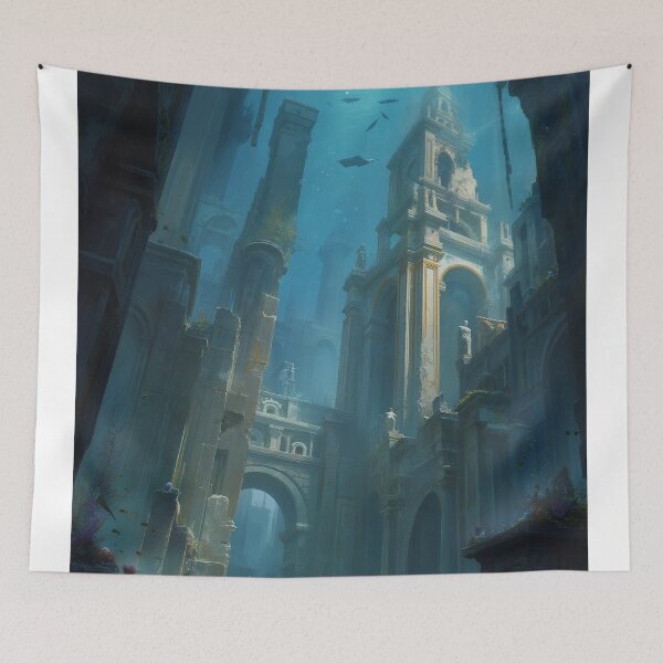 Item preview, Cathedral of the Drowned Light designed and sold by oanaunciuleanu.