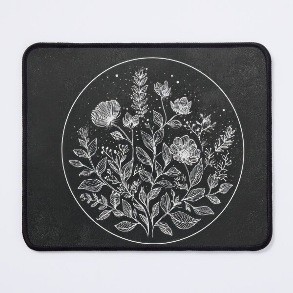 Item preview, Floral design on dark bg designed and sold by anytka.