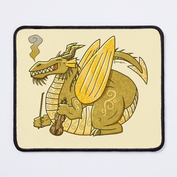 Item preview, Firebreathing Fiddler - Gold designed and sold by Sheepskins & Beeswax.