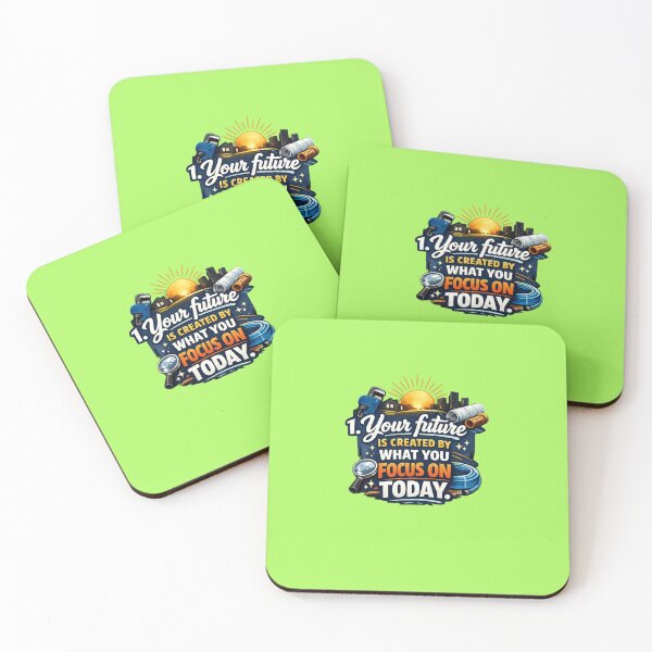 Item preview, Your Future Is Created By What You Focus On Today Sticker designed and sold by Scro-Ciob-Shop.