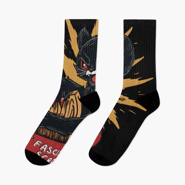 Item preview, Political Cats Against Fascism Hissing Cat Protest Design designed and sold by Region.