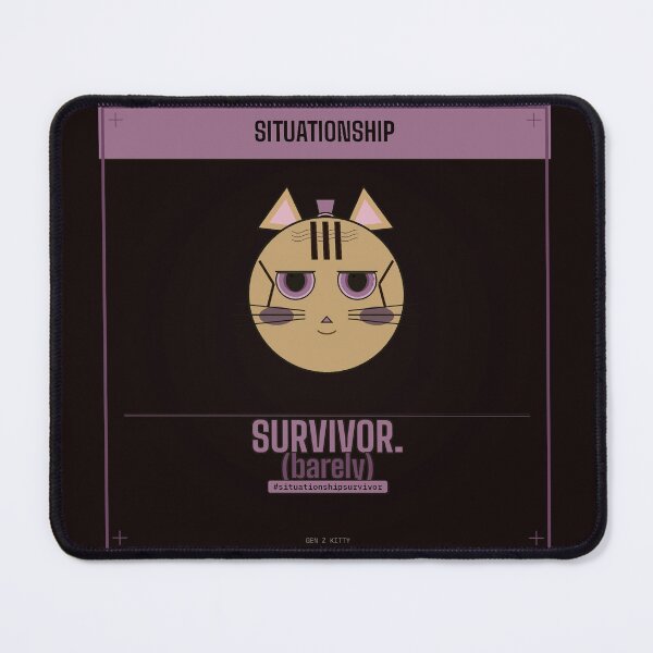 Item preview, Situationship Survivor — Funny Gen Z Cat | Dating Humor Gift | Funny Cat Shirt designed and sold by Sixième Studio.