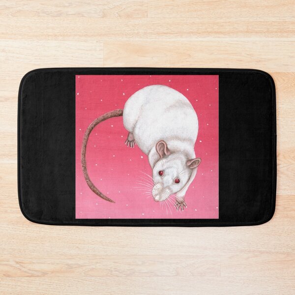 Item preview, Pink Eyed White Rat Design designed and sold by WolfySilver.