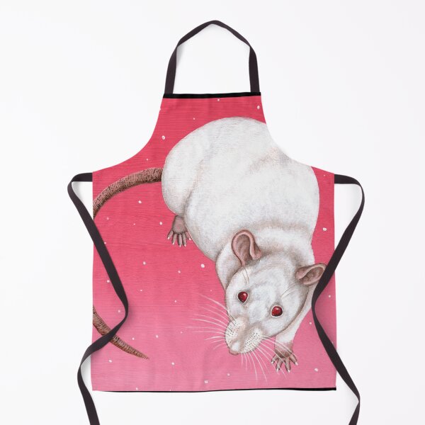 Item preview, Pink Eyed White Rat Design designed and sold by WolfySilver.