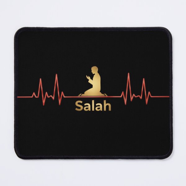 Item preview, Salah Heartbeat – Muslim, Quran, Duaa, Sawm Faith ECG Islamic Inspiration designed and sold by D-Islamic.