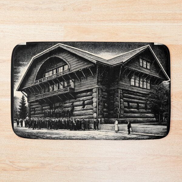 Item preview, Forestry Building Portland Oregon - Destroyed By Fire 1964 | Duotone Risograph Print designed and sold by WAUZ.