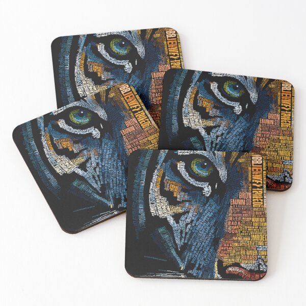 Item preview, Celebrate Wildlife with a Striking Tiger Face Composed of Colorful Typography designed and sold by OlfactoART Studio.
