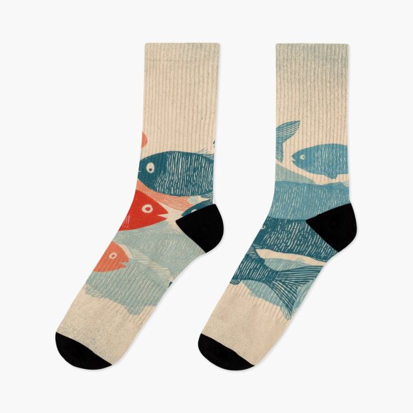 Item preview, Fish swimming in a group together designed and sold by anytka.