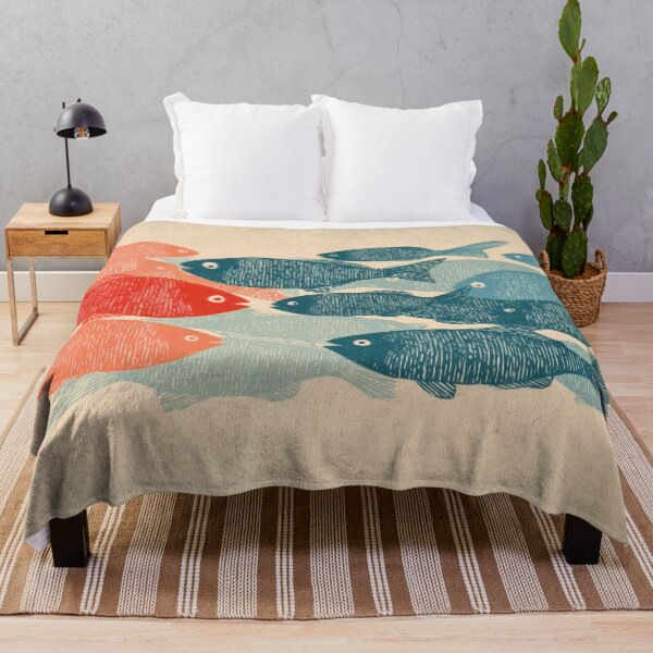 Item preview, Fish swimming in a group together designed and sold by anytka.