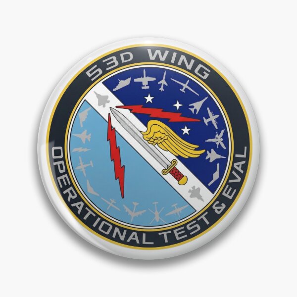 Item preview, United States Air Force 53rd Wing Operational Test & Evaluation Emblem designed and sold by CharlieDesings.