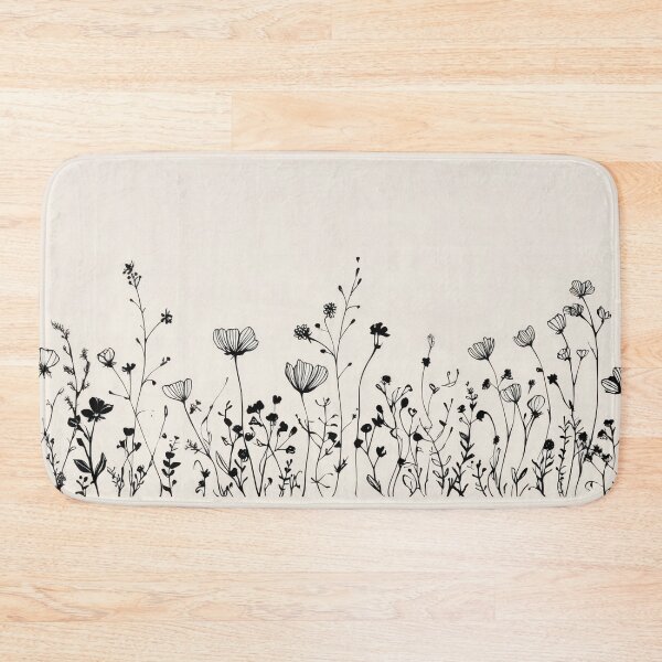 Item preview, Bw wildflower design designed and sold by anytka.