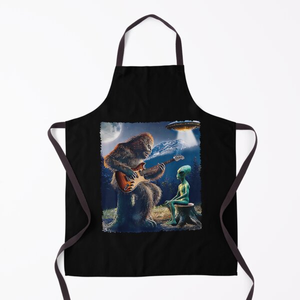 Item preview, Alien Bigfoot Guitar Sasquatch UFO Men Women Kids Gift designed and sold by Goleon12.