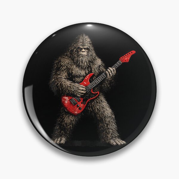 Item preview, Funny Bigfoot Playing Guitar Rock Gifts Men Women designed and sold by Goleon12.