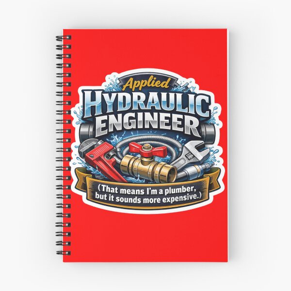 Item preview, Applied Hydraulic Engineer Plumber Humorous Professional Sticker designed and sold by Scro-Ciob-Shop.