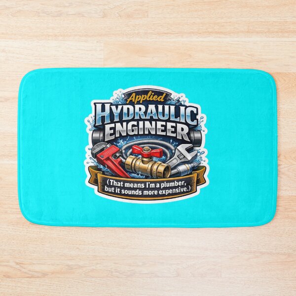 Item preview, Applied Hydraulic Engineer Plumber Humorous Professional Sticker designed and sold by Scro-Ciob-Shop.