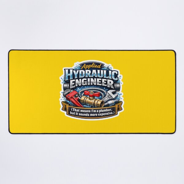 Item preview, Applied Hydraulic Engineer Plumber Humorous Professional Sticker designed and sold by Scro-Ciob-Shop.