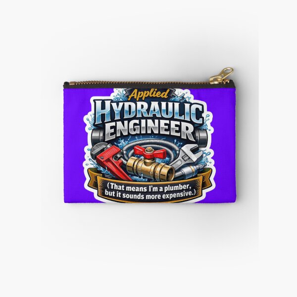Item preview, Applied Hydraulic Engineer Plumber Humorous Professional Sticker designed and sold by Scro-Ciob-Shop.