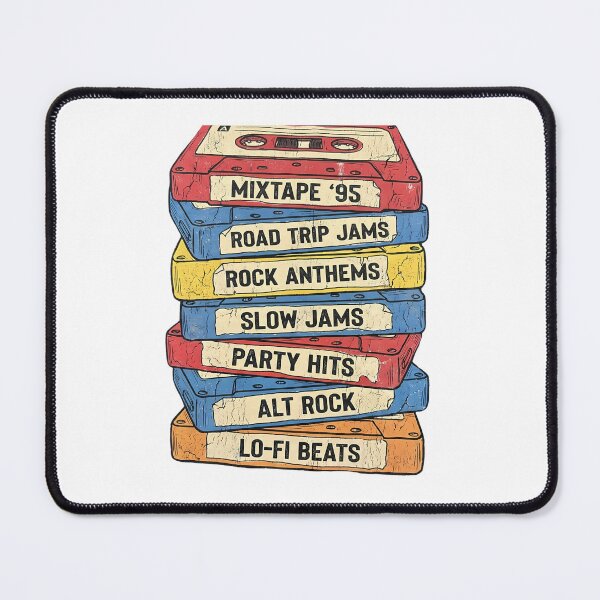Item preview, Vintage 90s Mixtape Cassette Stack designed and sold by chattsuede.