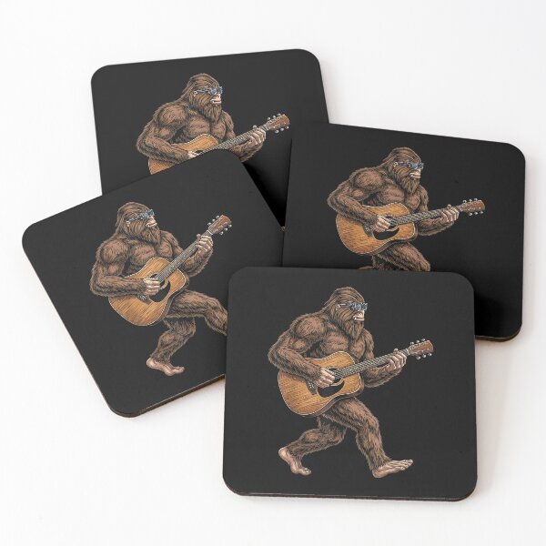 Item preview, Bigfoot Playing Guitar Graphic Funny Sasquatch Big Foot designed and sold by Goleon12.