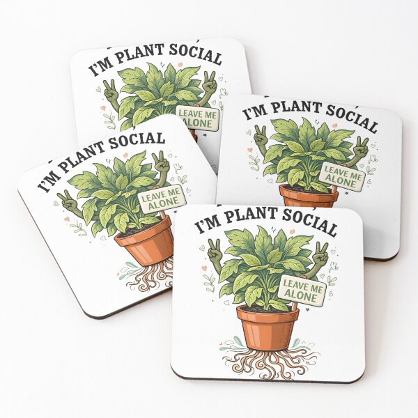Item preview, I'm Not Shy I'm Plant Social Leave Me Alone designed and sold by AnnDesignStudio.