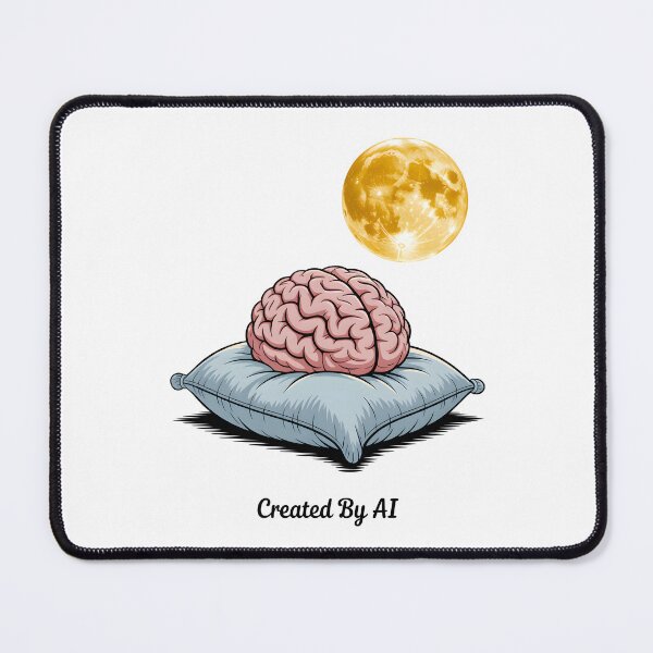 Item preview, Brain On a Pillow Created by AI designed and sold by Museum Of Non-Existing Art.