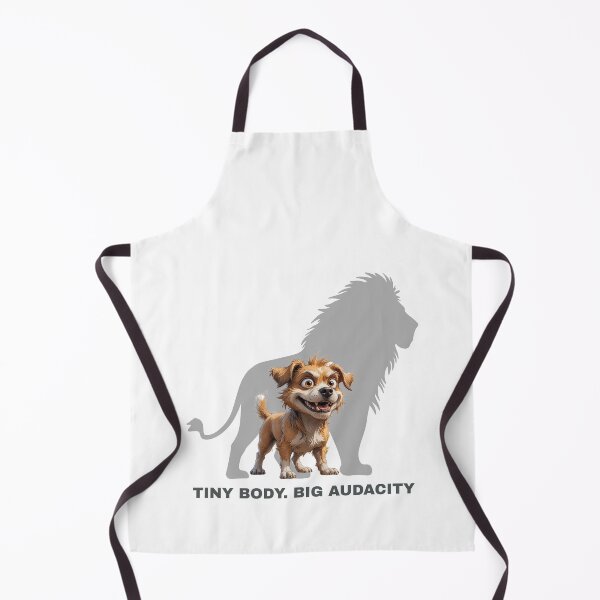 Item preview, Tiny Body. Big Audacity – Funny Scruffy Dog Illustration designed and sold by PAPIRO SIGLO XXI.