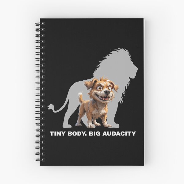 Item preview, Tiny Body. Big Audacity – Fierce Scruffy Dog Illustration designed and sold by PAPIRO SIGLO XXI.