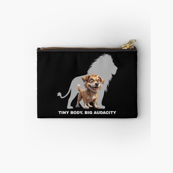 Item preview, Tiny Body. Big Audacity – Fierce Scruffy Dog Illustration designed and sold by PAPIRO SIGLO XXI.