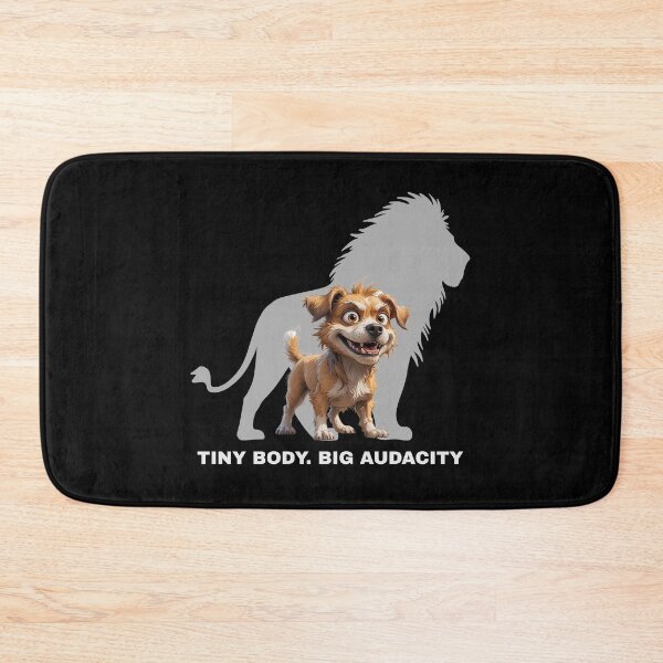 Item preview, Tiny Body. Big Audacity – Fierce Scruffy Dog Illustration designed and sold by PAPIRO SIGLO XXI.