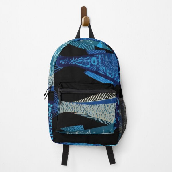 Item preview, Fish art design in blue tones designed and sold by anytka.