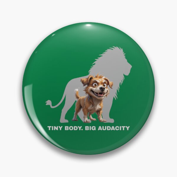 Item preview, Tiny Body. Big Audacity – Fierce Scruffy Dog Illustration designed and sold by PAPIRO SIGLO XXI.