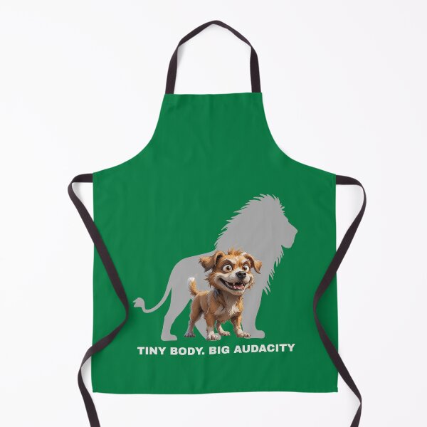 Item preview, Tiny Body. Big Audacity – Fierce Scruffy Dog Illustration designed and sold by PAPIRO SIGLO XXI.