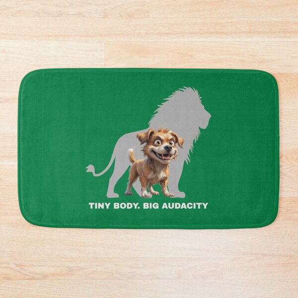 Item preview, Tiny Body. Big Audacity – Fierce Scruffy Dog Illustration designed and sold by PAPIRO SIGLO XXI.