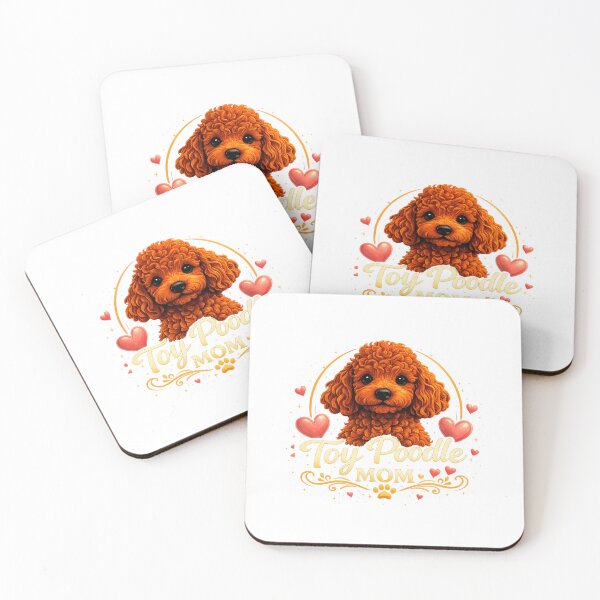 Item preview, Toy Poodle Mom – Cute Red Toy Poodle Dog Lover Gift designed and sold by ToyPoodleClub.