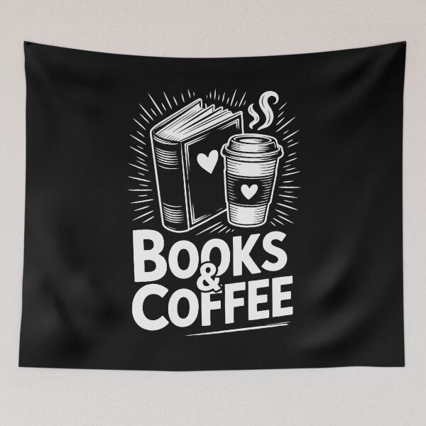 Item preview, Books and Coffee  designed and sold by jkrphoto.