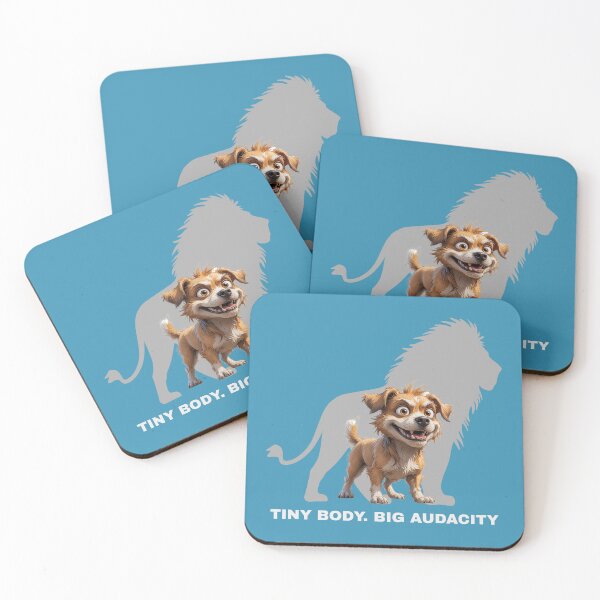 Item preview, Tiny Body. Big Audacity – Funny Scruffy Dog Illustration designed and sold by PAPIRO SIGLO XXI.
