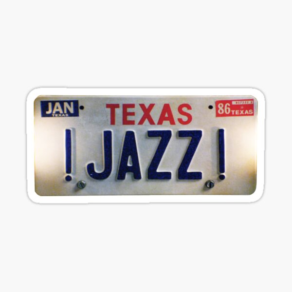 Item preview, !JAZZ! License Plate designed and sold by wickedsavvy.