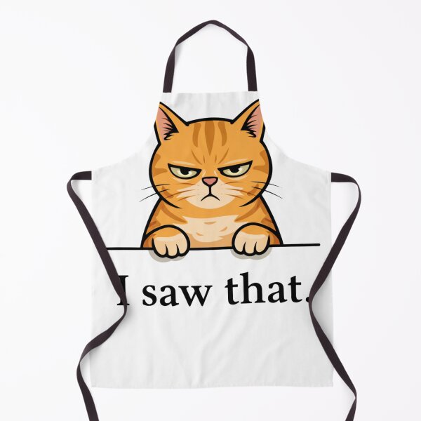 Item preview, Judgmental Cat — I Saw That designed and sold by Falconwolf.