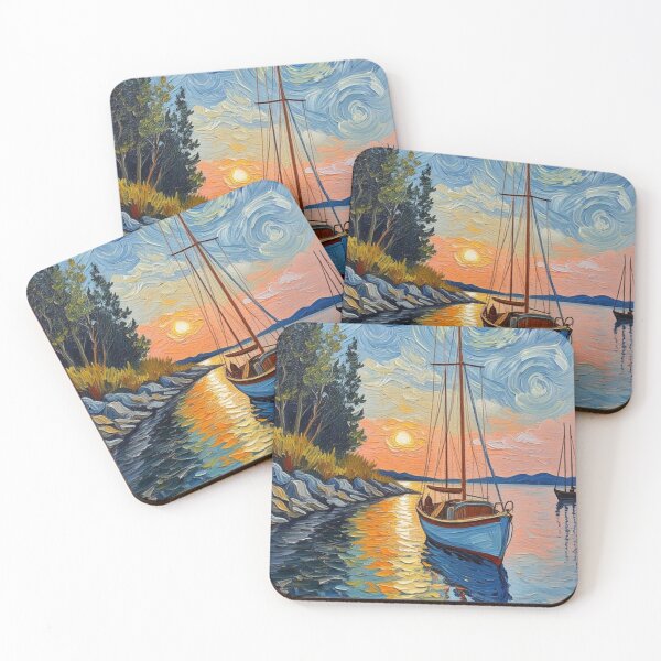 Item preview, Sailboat at the lakeshore designed and sold by sid1802.