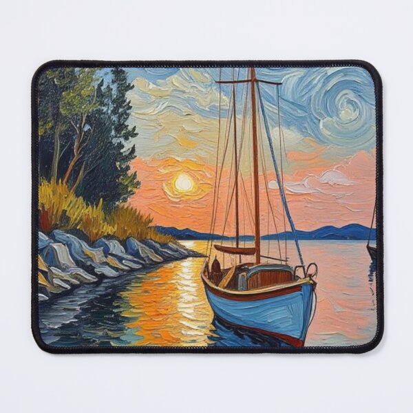 Item preview, Sailboat at the lakeshore designed and sold by sid1802.