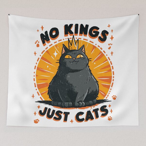 Item preview, No Kings Just Cats Funny Political Cat Design designed and sold by Region.
