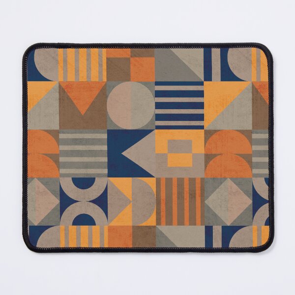 Item preview, Mid-century Geometric Shapes - Navy Color block designed and sold by Brianaidesigns.