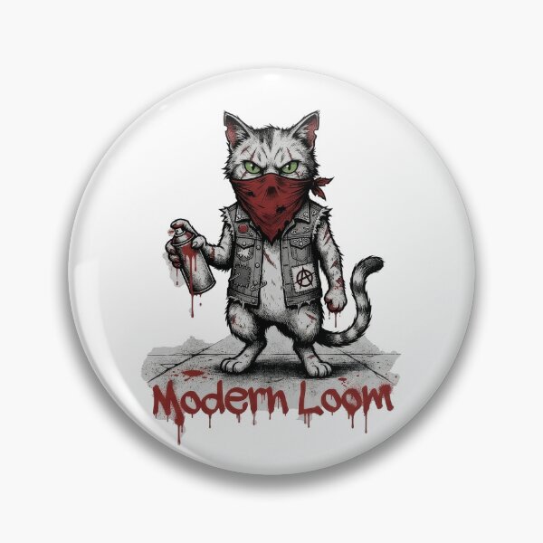 Item preview, Modern Loom // Anarchist Rioter: Punk Alley Cat designed and sold by ModernLoom.