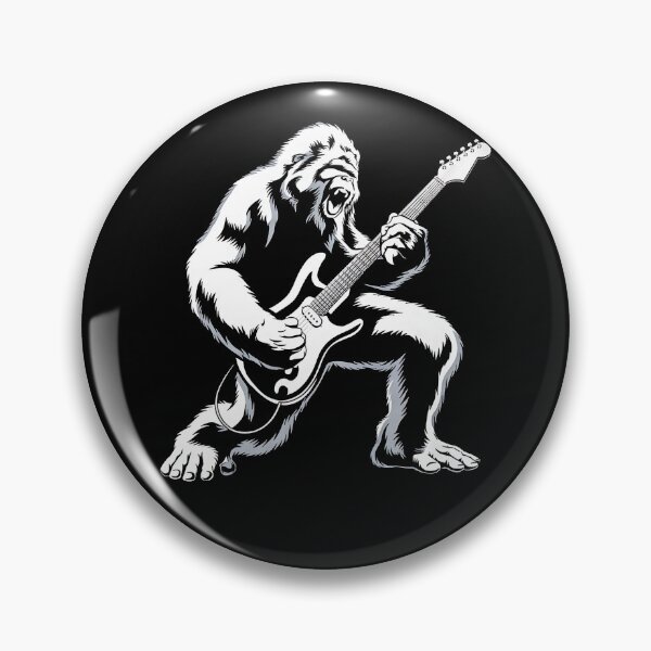 Item preview, Bigfoot Playing Guitar Rock Music Sasquatch designed and sold by Goleon12.