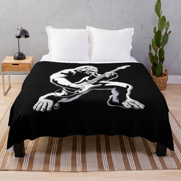 Item preview, Bigfoot Playing Guitar Rock Music Sasquatch designed and sold by Goleon12.